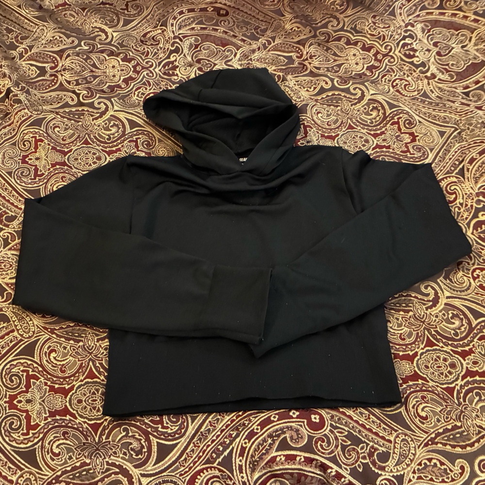 Women’s Bella Seamless Brand Black Hoodie Size Small/ Medium